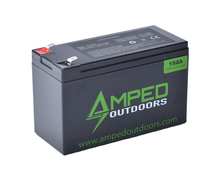 Amped Outdoors 14.8V 19AH NMC Lithium Battery
