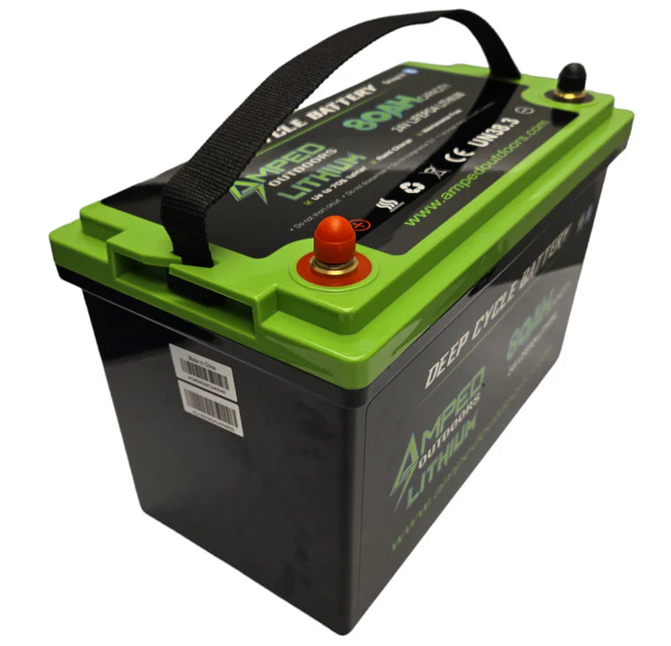 Amped Outdoors 24V 80AH Lithium Battery - Heated