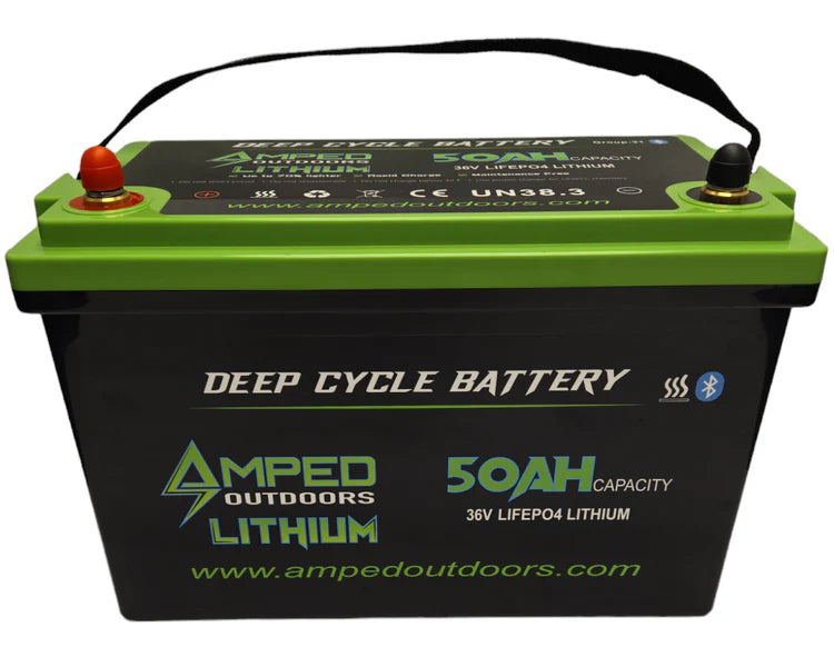Amped Outdoors 36V 50AH Lithium Battery - Heated