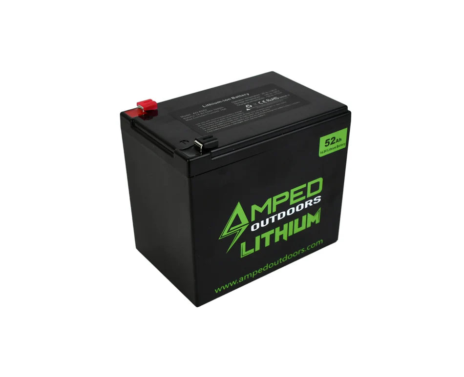 Amped Outdoors 14.8V 52AH NMC Lithium Battery