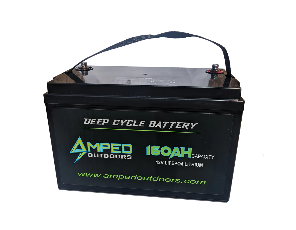Amped Outdoors 12V 160AH Lithium Battery - Heated