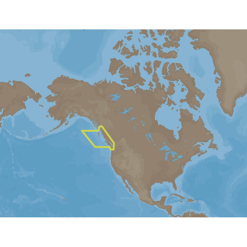 C-map Na-m025 Max Wide C Card Canada West Including Puget Sound