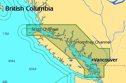 C-map M-na-d957 4d Local San Juan Islands - Nigie Isl