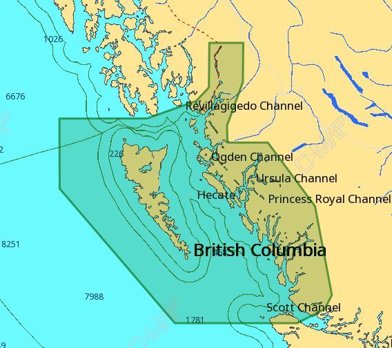C-map M-na-d958 4d Local Queen Charlotte - Dixon Ent
