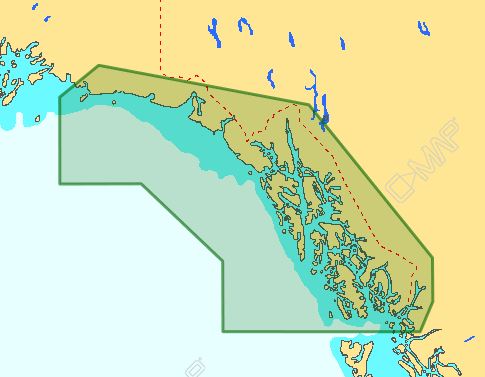 C-map M-na-d959 4d Local Dixon Entrance - St Elias