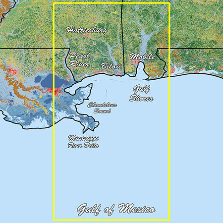 Garmin Mississippi Sound Standard Mapping Premium