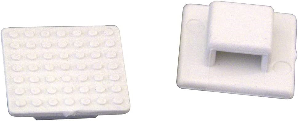 Weld Mount At-3 Wire Tie Mount, Small White 500 Pack