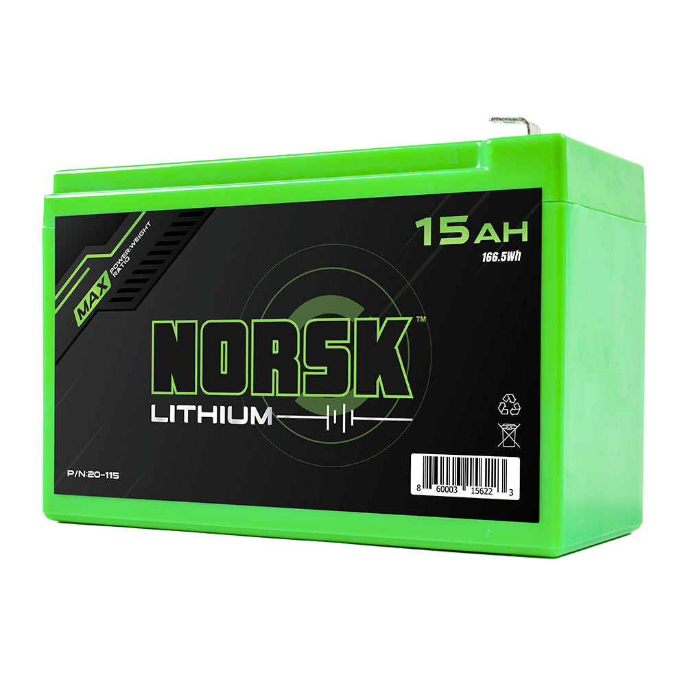 Norsk 15AH Lithium-Ion Battery with Charger