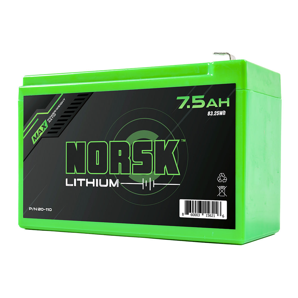 Norsk 7.5AH Lithium Ion Battery