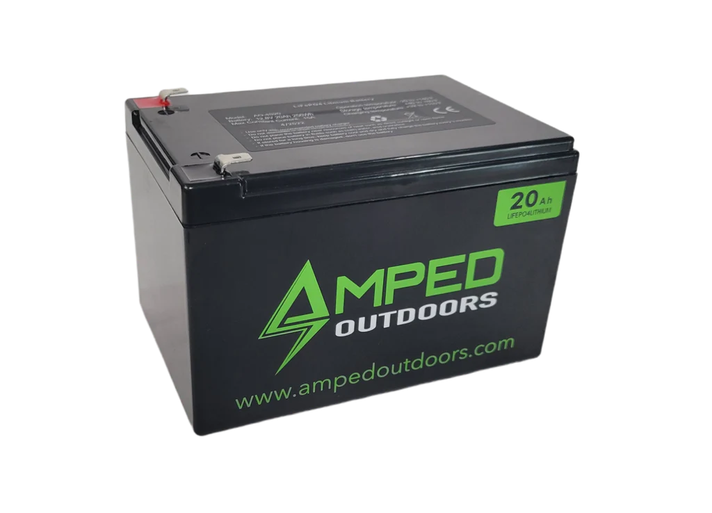 Amped Outdoors 12V 20AH Lithium Battery