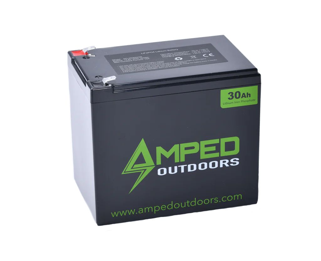 Amped Outdoors 12V 30AH Wide