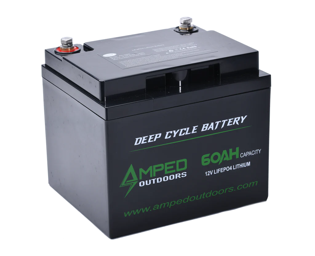 Amped Outdoors 12V 60AH Lithium Battery