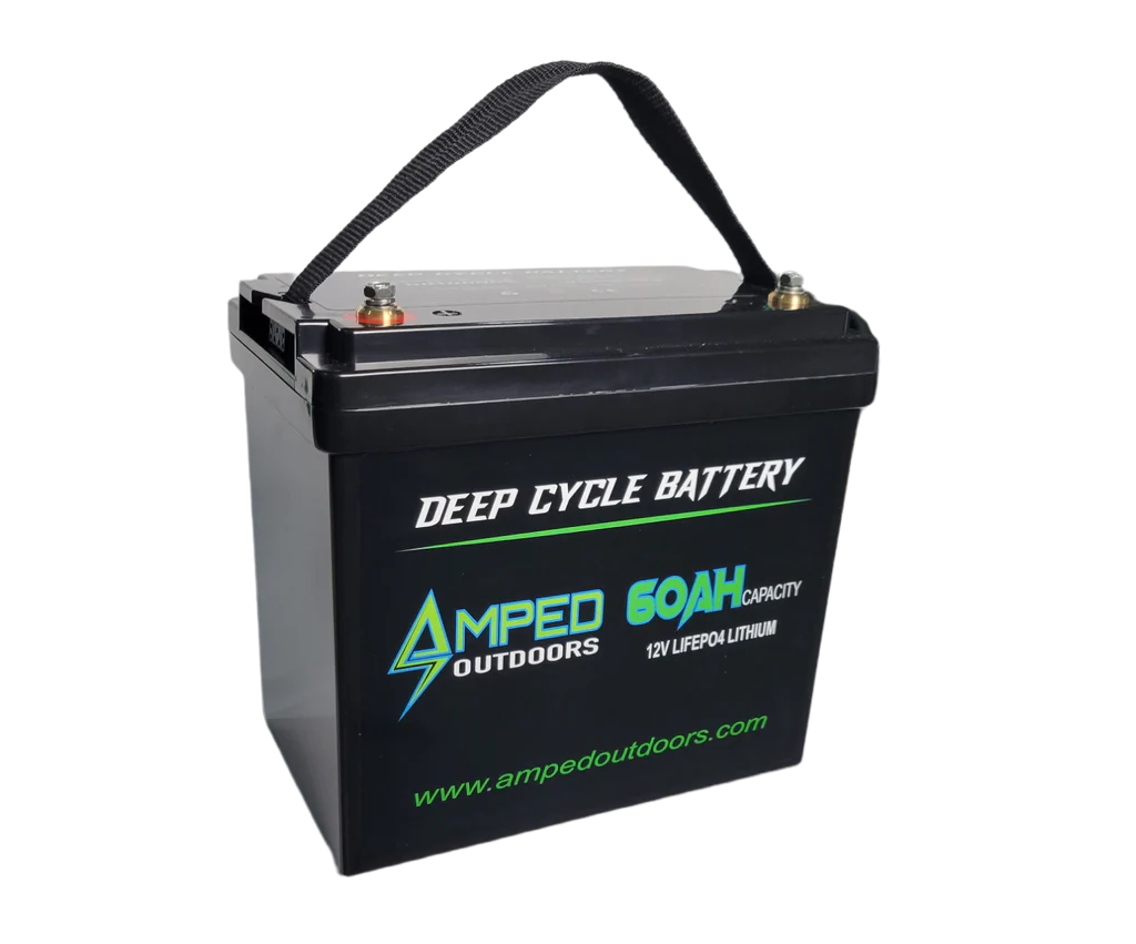 Amped Outdoors 12V 60AH Lithium Battery - Kayak Edition