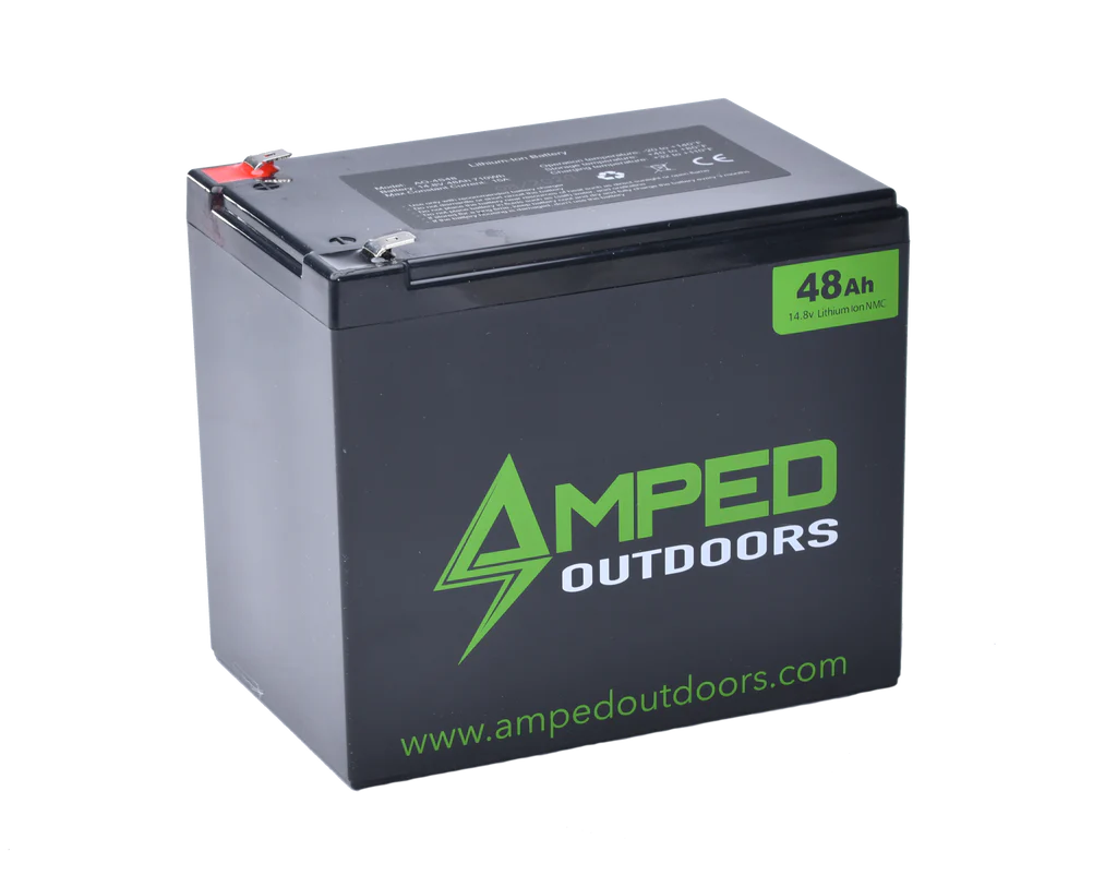 Amped Outdoors 14.8V 48AH NMC Lithium Battery