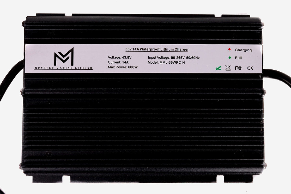 36V 14A Waterproof Lithium Battery Charger