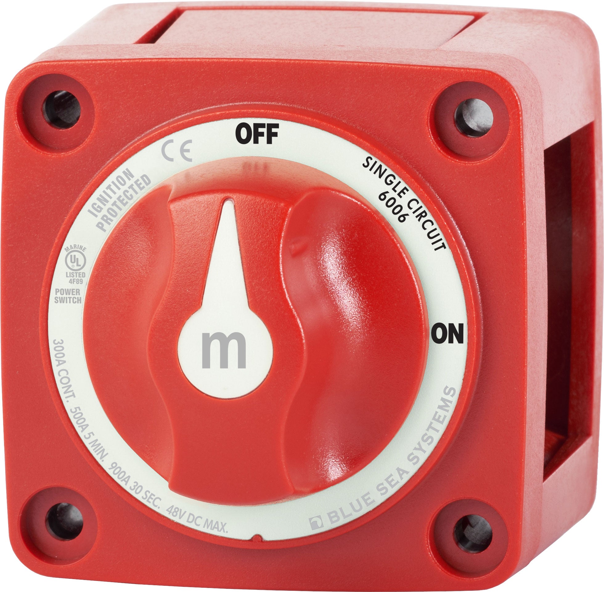 Blue Sea M-series Battery Switch On/off With Knob
