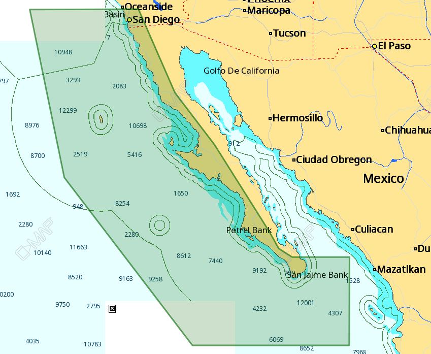 C-map M-na-d951 4d Local Cabo San Lucas - San Diego