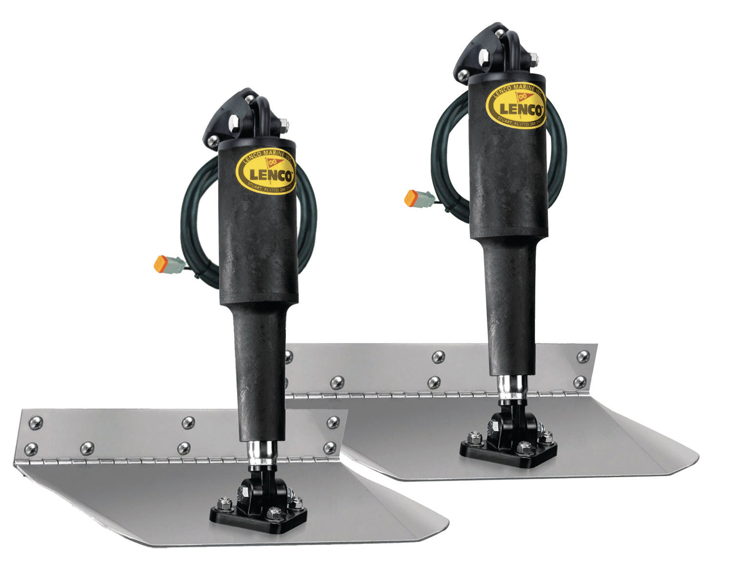 Lenco 9""x36"" Standard Mount Trim Tab Kit 12v Requires Switch