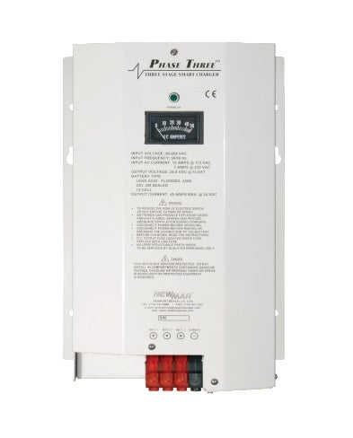 Newmar Pt-24-8w 24v Charger 3 Bank 8 Amp