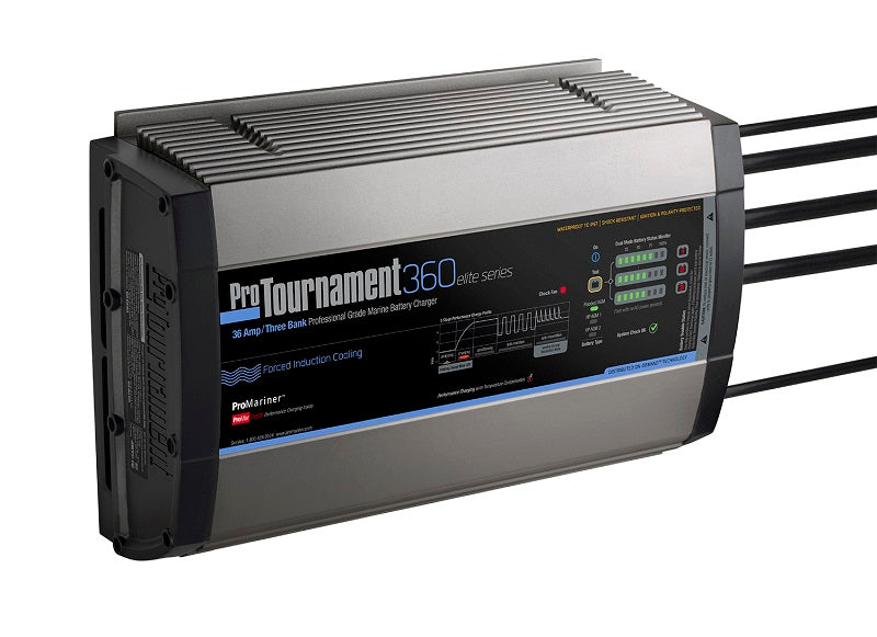 Promariner Protournament 360 36 Amp Battery Charger 12/24/36v 3 Bank 120v Input