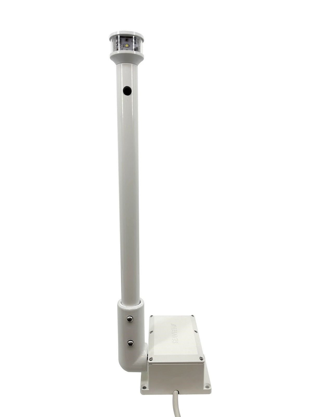 Seaview 12"" Light Post Electrically Folding Requires Light Bar Top